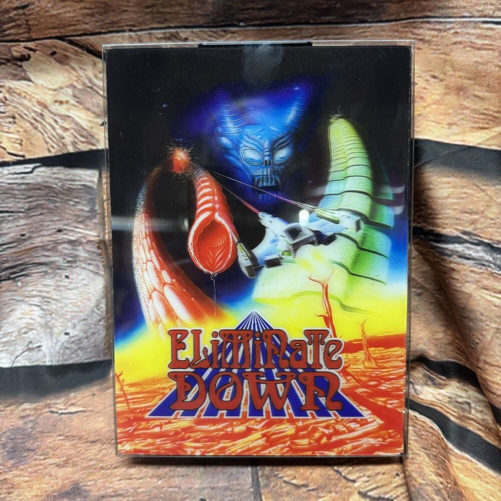 Eliminate Down Retro-Bit Sega Genesis Mega Drive Emerald Nebula Cartridge NEW